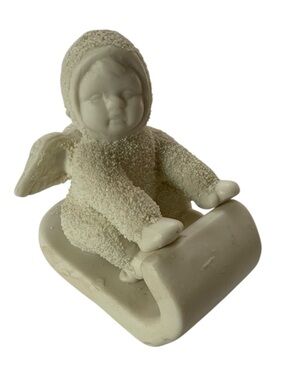 Snowbabies Angel On Sled Department 56.